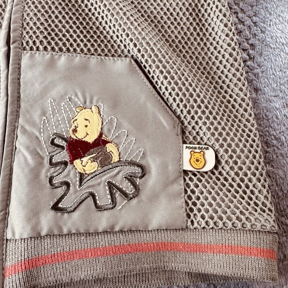Vintage Disney Baby 9-12 Months - Pooh /Tigger Mesh Zip Hoodie/Jacket - Picture 4 of 9